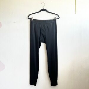 UNIQLO Pants Heattech‎ Men's Thermal Base Layer Black Thin Leggings Active Large